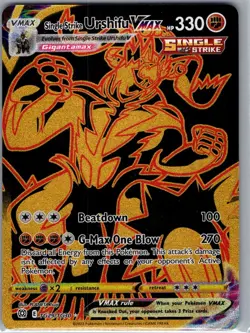 Single Strike Urshifu VMAX (Secret) TG29/TG30 Brilliant Stars Pokemon Card - NM - Image 1