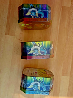 Pokemon Elemental Power 3 x Tin Jolteon Vapareon Flareon GX Full Art Set Sealed - Image 4