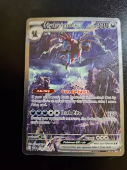 Hydreigon ex 169/086 Special Illustration Rare Full Art Pokemon White Flare NM - Image 1