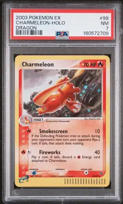 CHARMELEON HOLO 99/97 DRAGON POKEMON NEAR MINT PSA 7 - Image 1