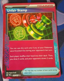 Pokemon TCG - Unfair Stamp 165/167 - M/NM - Image 1