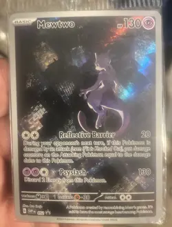 MEWTWO 2023 POKEMON SCARLET & VIOLET BLACK STAR PROMO SEALED in PACK! 052 - Image 1