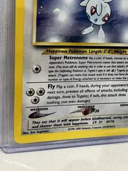 Togetic 16/111 Neo Genesis Holo Rare Pokemon - LP - Image 3