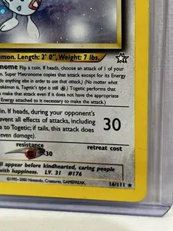 Togetic 16/111 Neo Genesis Holo Rare Pokemon - LP - Image 4
