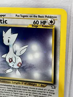 Togetic 16/111 Neo Genesis Holo Rare Pokemon - LP - Image 5
