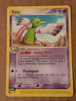Pokemon Xatu 55/100 Ex Sandstorm NM See Pictures - Image 1