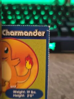 Burger King Pokemon PokeTrivia Perforated Charmander #4 - Image 3