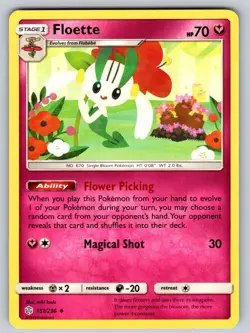 Floette 151/236 Uncommon Cosmic Eclipse Pokemon Near Mint - Image 1