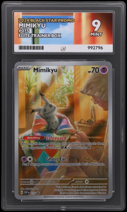Mimikyu SVP075 - Pokemon Paldean Fates ETB Black Star Promo - ACE 9 - Image 3