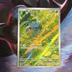 Pokemon TCG Bulbasaur 166/165 SV: Scarlet & Violet 151 IR Holo - Image 1