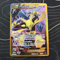 Pokemon Alakazam EX Secret Rare Full Art Fates Collide 125/124 - Image 1