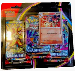 Pokemon TCG Chaos Rising 3 Pack Blister Charmeleon Promo Factory Sealed - Image 2
