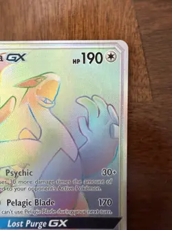 Pokemon TCG Lugia GX 227/214 Lost Thunder Secret Rare Full Art Near Mint - Image 3