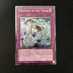Yugioh Mischief of the Yokai STBL-EN089 Ultimate Rare 1st Edition NM - Image 1