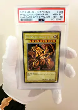 YUGIOH The Winged Dragon of Ra GBI-003 Pris Secret Rare GEM MINT PSA 10 English - Image 1