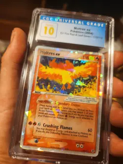 (POP 4) CGC 10 PRISTINE Pokemon Moltres Ex 115/112 ICE Holo Fire Red Leaf Green - Image 2