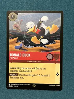 Disney Lorcana TCG Foil Donald Duck Not Again! Legendary - Image 1
