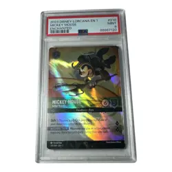 Disney Lorcana The First Chapter ENCHANTED Mickey Mouse Artful Rogue #210 PSA 9 - Image 1