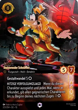 223/204 Disney Lorcana - Gefluster (TCG) - Deutsch- E Holo/Foil NM - Image 1