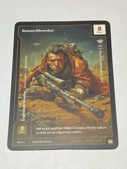 Wonders of the First Roman Silvershot Mythic Rare Call of the Stones CoTS - Image 1