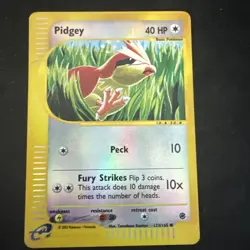 Pokemon Card - Pidgey Expedition Base Set 123/165 Reverse Holo Common - Image 1