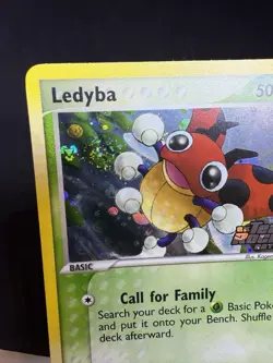 Ledyba Reverse Holo Pokemon Card ex Team Rocket Returns 64/109 Ungraded Raw NM - Image 2