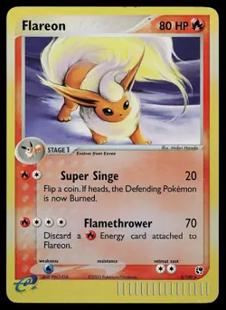 Pokemon Card - Flareon Sandstorm 5/100 Holo Reverse Holo Rare - Image 1