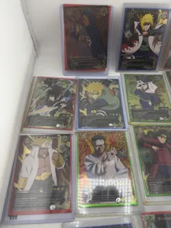 Naruto CCG: 1st Editions &- Super Rare - Lot Of 17 Cards NM - Image 2