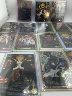 Naruto CCG: 1st Editions &- Super Rare - Lot Of 17 Cards NM - Image 5