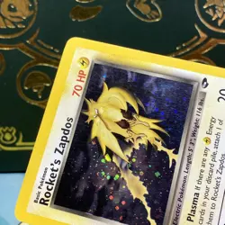 Rocket's Zapdos 15/132 Gym Challenge Holo Rare WOTC Pokemon Card LP - Image 4