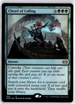 MTG: Double Masters Chord Of Calling Foil Promo Rare 384 Trading Card TCG - Image 3