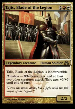 MTG Dragon's Maze #107 Tajic, Blade of the Legion - Lightly played - Image 1