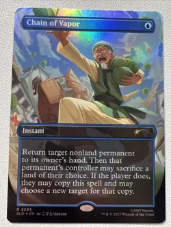 Chain of Vapor (Rainbow Foil) (2295) Secret Lair Drop SLD Avatar MTG Foil - Image 1