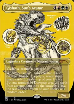 Gishath, Sun's Avatar (Borderless) [Secret Lair Drop Series] Near Mint - Image 1