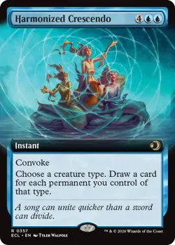 Harmonized Crescendo (Extended Art) 357 Lorwyn Eclipsed NM EN - Image 1