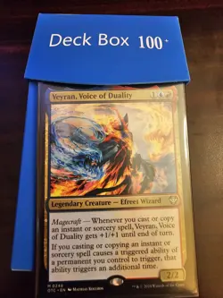 MTG EDH Deck - Veyran - Izzet Spell Copy / Magecraft - Arcane Bombardment - Image 1