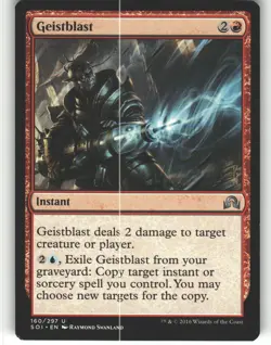 Geistblast - Shadows over Innistrad - MTG - Uncommon - #160 - NM - Image 1
