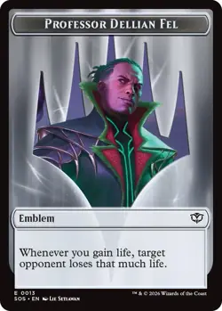 Emblem - Professor Dellian Fel // Pest (0008) Double-Sided Token - 13 // 8 - ... - Image 1
