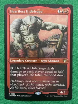 Heartless Hidetsugu (Foil Etched) R Commander Masters 539 NM - Image 1
