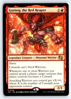 Gornog, the Red Reaper (Anime) 49 Foundations Jumpstart Magic: The Gathering NM - Image 1