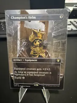 Champion's Helm (Borderless) #654 Commander Masters CMM Magic MTG - Image 1