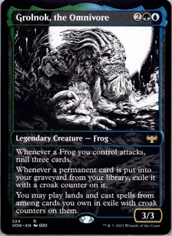 Grolnok, the Omnivore (Showcase) 324 Innistrad: Crimson Vow MTG LP - Image 1