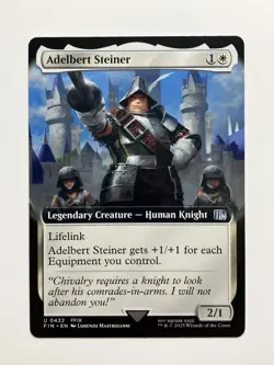 Adelbert Steiner Extended Art FINAL FANTASY #422 MTG - Image 1