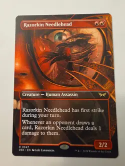 Razorkin Needlehead - MTG - Borderless - Duskmourn: House of Horror - #347 - NM - Image 1
