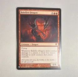 Wizards of the Coast MTG Balefire Dragon Mythic Innistrad 129 EN Regular 6/6 - Image 1
