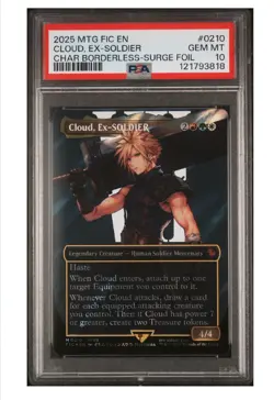 Cloud, Ex-SOLDIER (Borderless) (Surge Foil) Commander: Final Fantasy Foil - Image 2