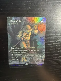 MTG Shadowspear(Donnie's Bo) Borderless - Teenage Mutant Ninja Turtles Source - Image 1