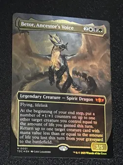 MTG Commander: Tarkir: Dragonstorm Betor, Ancestor's Voice Borderless Foil 0001 - Image 2