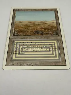 MTG Magic the Gathering scrubland Revised Edition Dual Lands - Image 1