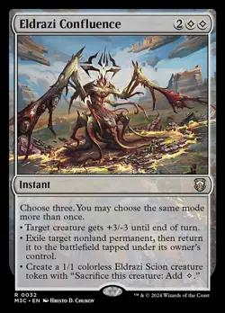 1x Eldrazi Confluence - Ripple Foil MTG - Commander: Modern Horizons 3 - Light P - Image 1